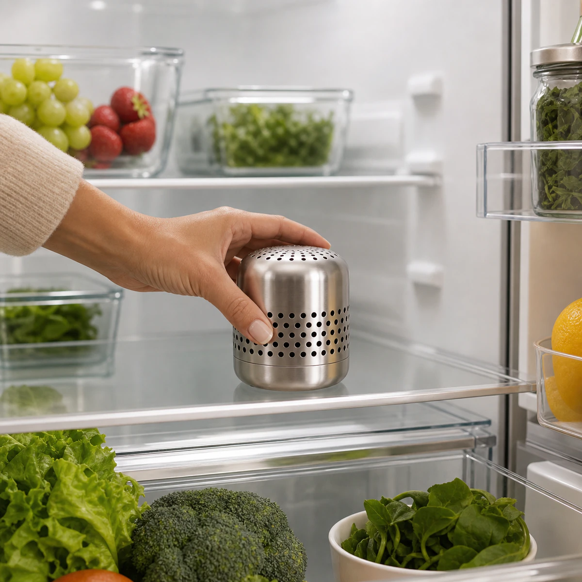 Placing AirEvo in the refrigerator