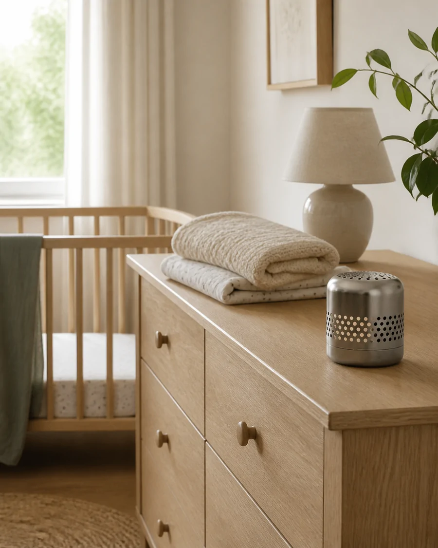 AirEvo in a calm modern nursery